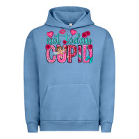 Pigment Pebble Blue not today cupid Urban Hoodie - NancyCooperArtShop