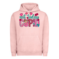 Pigment Salmon not today cupid Urban Hoodie - NancyCooperArtShop
