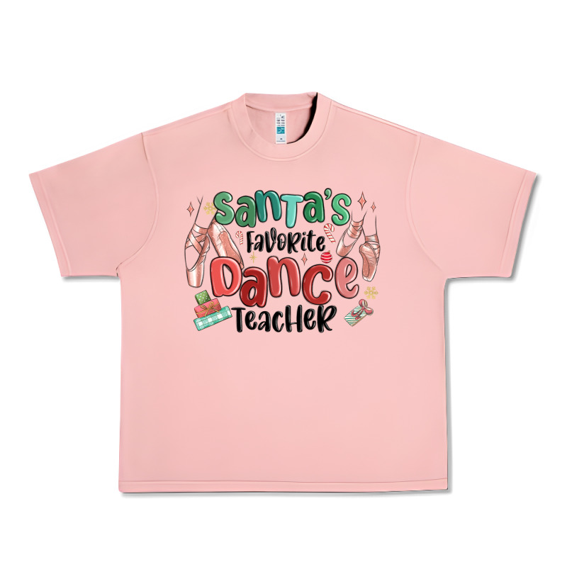 Santa's Favorite Dance Teacher Urban Heavy Tee by MaliasSmallBusiness | Teevron