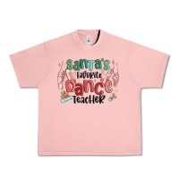 Salmon santa's favorite dance teacher Urban Heavy Tee - MaliasSmallBusiness