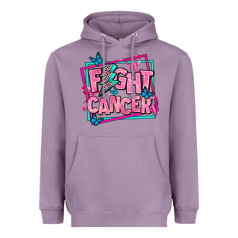 Fight Cancer Heavyweight Hoodie by AdoDesignShop | Teevron