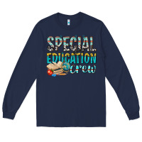 Navy special education crew Long Sleeve Tee - texasbilliewilder