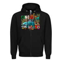 Black cinco de mayo Zipper Hoodie - CTS Tumbler Store