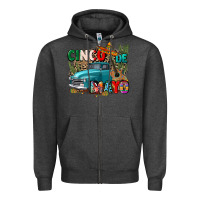 Charcoal Heather cinco de mayo Zipper Hoodie - CTS Tumbler Store