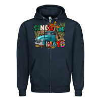 Navy cinco de mayo Zipper Hoodie - CTS Tumbler Store