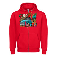 Red cinco de mayo Zipper Hoodie - CTS Tumbler Store