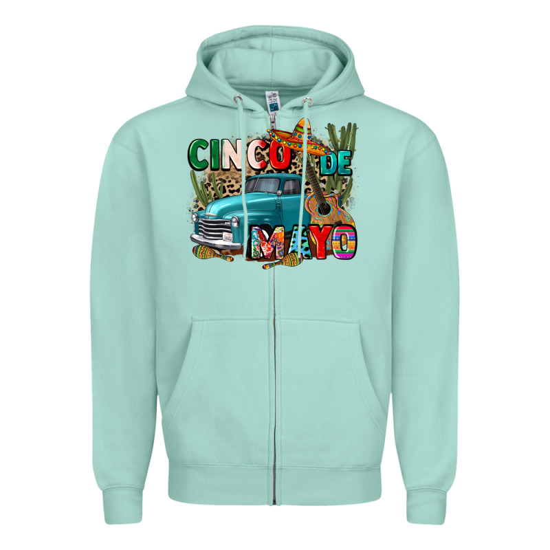 Cinco De Mayo Zipper Hoodie by CTS Tumbler Store | Teevron