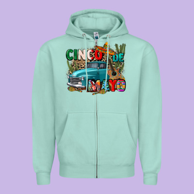 Cinco De Mayo Zipper Hoodie Designed By Cts Tumbler Store