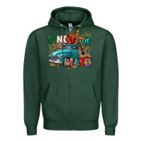 Sports Green cinco de mayo Zipper Hoodie - CTS Tumbler Store