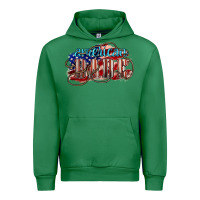 Emerald American babe Urban Hoodie - NancyCooperArtShop