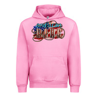 Fuchsia Pink American babe Urban Hoodie - NancyCooperArtShop