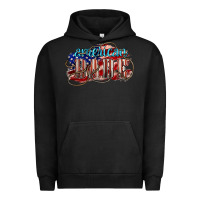 Pigment Black American babe Urban Hoodie - NancyCooperArtShop