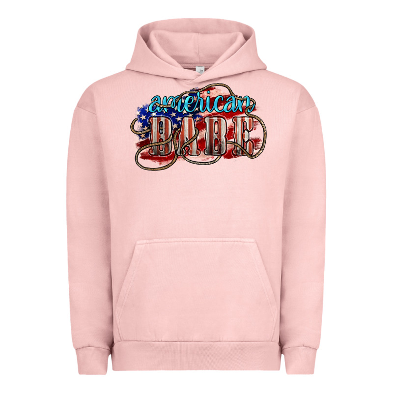 American Babe Urban Hoodie by NancyCooperArtShop | Teevron