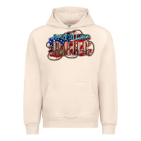 Sandshell American babe Urban Hoodie - NancyCooperArtShop