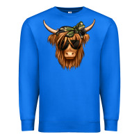 True Royal camouflage long haired cow Premium Sweatshirt - Jasminsmagicworld