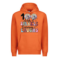 Carrot 100 days of sparkle learning and laugh faux sequin Premium Hoodie - MaliasSmallBusiness