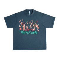 Midnight Navy merry dancemas christmas ballet Urban Heavy Tee - MaliasSmallBusiness