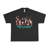 Pigment Black merry dancemas christmas ballet Urban Heavy Tee - MaliasSmallBusiness