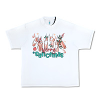 White merry dancemas christmas ballet Urban Heavy Tee - MaliasSmallBusiness