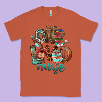 One Loved Nurse Classic Tee Designed By Fadigitalartstudio