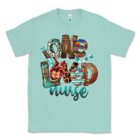 Seafoam One Loved Nurse Classic Tee - FaDigitalArtStudio