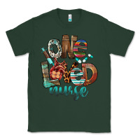 Sports Green One Loved Nurse Classic Tee - FaDigitalArtStudio