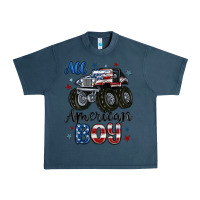 Midnight Navy all american boy Urban Heavy Tee - MaliasSmallBusiness