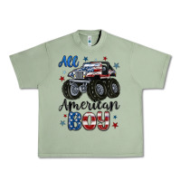 Oil Green all american boy Urban Heavy Tee - MaliasSmallBusiness