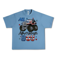 Pebble Blue all american boy Urban Heavy Tee - MaliasSmallBusiness