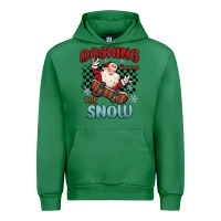 Emerald dashing through the snow Urban Hoodie - MaliasSmallBusiness