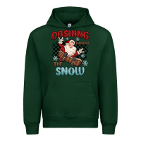Foreset Green dashing through the snow Urban Hoodie - MaliasSmallBusiness
