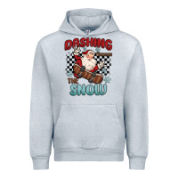 Heather Grey dashing through the snow Urban Hoodie - MaliasSmallBusiness
