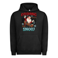 Pigment Black dashing through the snow Urban Hoodie - MaliasSmallBusiness