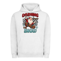Pigment Lunar Rock dashing through the snow Urban Hoodie - MaliasSmallBusiness