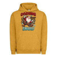 Pigment Peanut Butter dashing through the snow Urban Hoodie - MaliasSmallBusiness