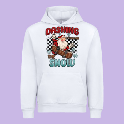 Dashing Through The Snow Urban Hoodie Designed By Maliassmallbusiness