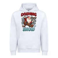 White dashing through the snow Urban Hoodie - MaliasSmallBusiness