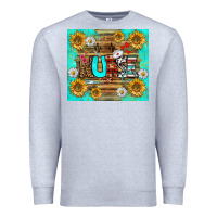 Heather Grey sunflower and daisy nurse tumbler Premium Sweatshirt - BundleAndBundleShop