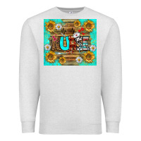 Oatmeal Heather sunflower and daisy nurse tumbler Premium Sweatshirt - BundleAndBundleShop