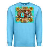 Ocean Blue sunflower and daisy nurse tumbler Premium Sweatshirt - BundleAndBundleShop