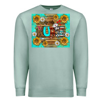 Seafoam sunflower and daisy nurse tumbler Premium Sweatshirt - BundleAndBundleShop