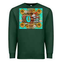 Sports Green sunflower and daisy nurse tumbler Premium Sweatshirt - BundleAndBundleShop