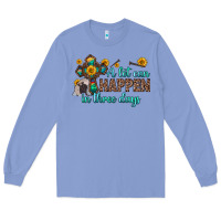 Colony Blue a lot can happen in three days Long Sleeve Tee - Zillion Design Studio