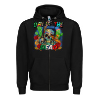 Black day of the dead Zipper Hoodie - CTS Tumbler Store