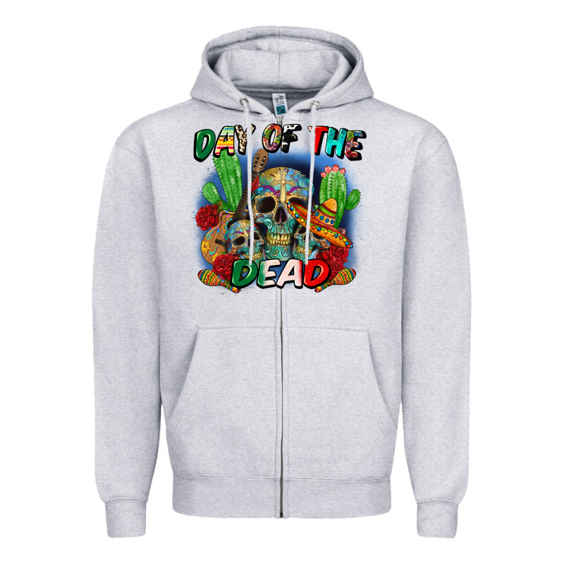 Day Of The Dead Zipper Hoodie by CTS Tumbler Store | Teevron