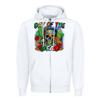 White day of the dead Zipper Hoodie - CTS Tumbler Store