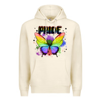 Tofu rainbow butterfly pride lgbtq Premium Hoodie - MaliasSmallBusiness