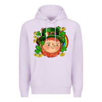 Lilac st patricks elf Premium Hoodie - AdoDesignShop