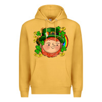 Mustard st patricks elf Premium Hoodie - AdoDesignShop