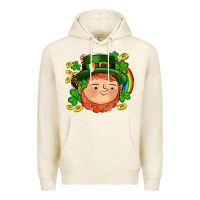 Tofu st patricks elf Premium Hoodie - AdoDesignShop
